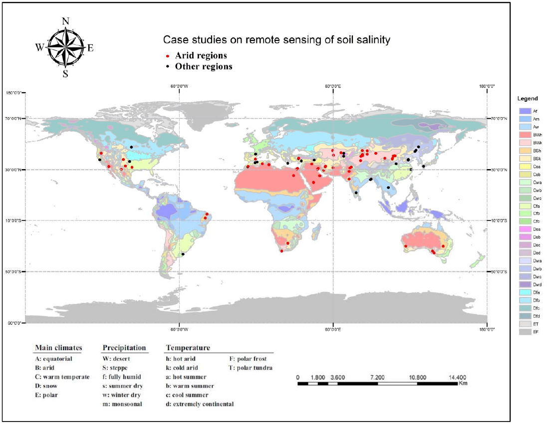 Remote sensing approaches and mapping methods for monitoring soil ...